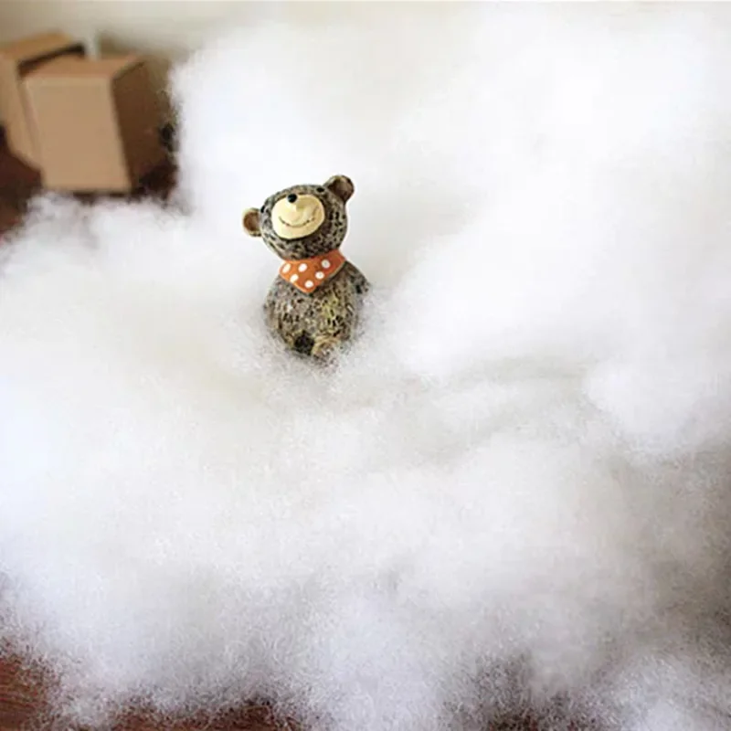 Flauschiger Künstlicher Schnee Weihnachts-Deko-Set für Schneeschlachten Innenbereich Weihnachtsdorf Baumdekoration Puppenfüllmaterial – Detail 4