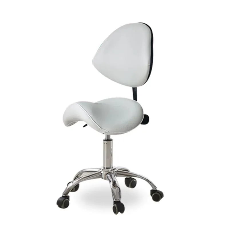 Ergonomic Saddle Chair with Backrest Lifting Dental Lift Chair Sliding Wheelchair Multi Functional Workpiece Stool  1pcs