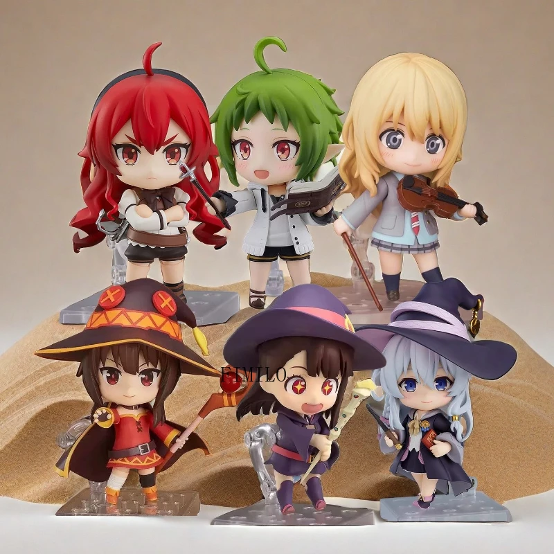 

Anime Mushoku Tensei：Jobless Reincarnation Figurine Eris Greyrat Elaina Your Lie in April Action Figures PVC Collection Doll Toy