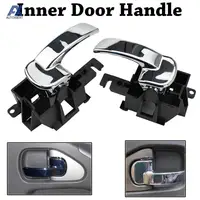 Manija de puerta Interior de coche Nissan, manilla delantera, trasera, izquierda y derecha, compatible con modelo Navara D40 Pathfinder R51 2005-2015 806704X02B 806714X02B, 1 par
