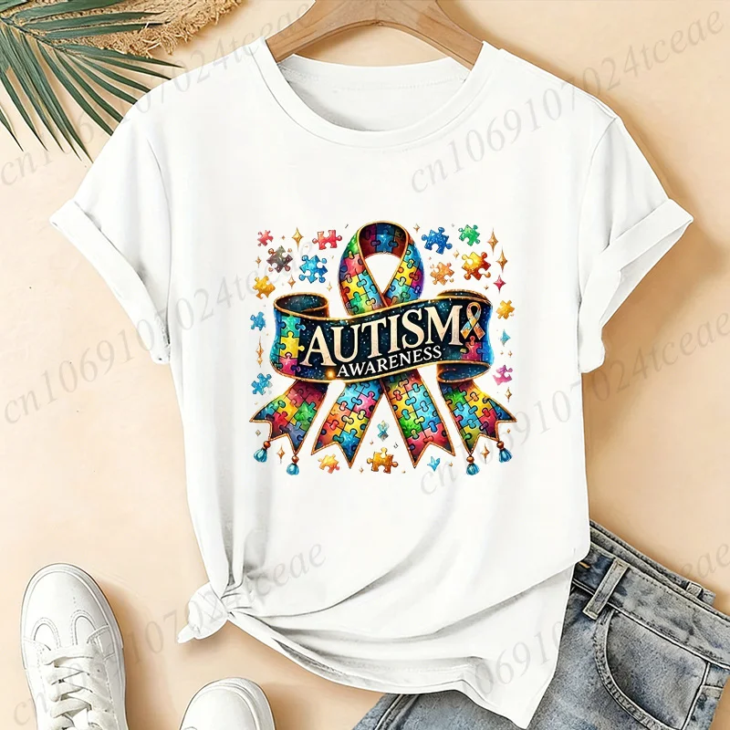 Autism Awareness Shirt Gifts,autism Mom Graphic Top,special Education Teacher T-Shirts,neurodiversity Acceptance Tee Clothing,