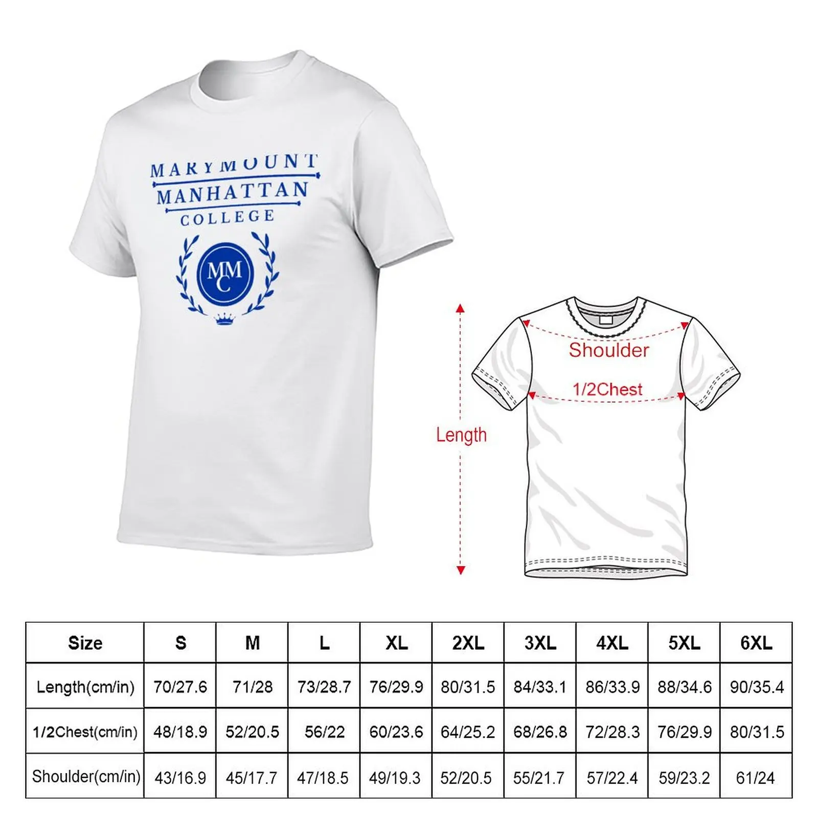 marymount manhattan college T-Shirt man t shirt summer t shirt man plain t shirt for man