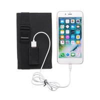 Portable USB Foldable Solar Panel, Folding Solar Panels For Travel, Mobile Phone Charging Bank Flashlight  Fan  Mobile Phone Ba