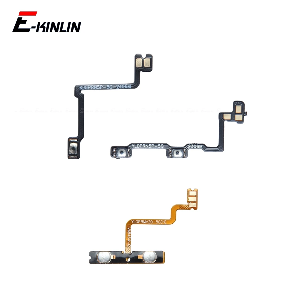 Switch Power ON OFF Key Mute Silent Volume Button Ribbon Flex Cable For OPPO Realme U1 V20 V23 V23i V25 V50 V50s X7 Pro Ultra
