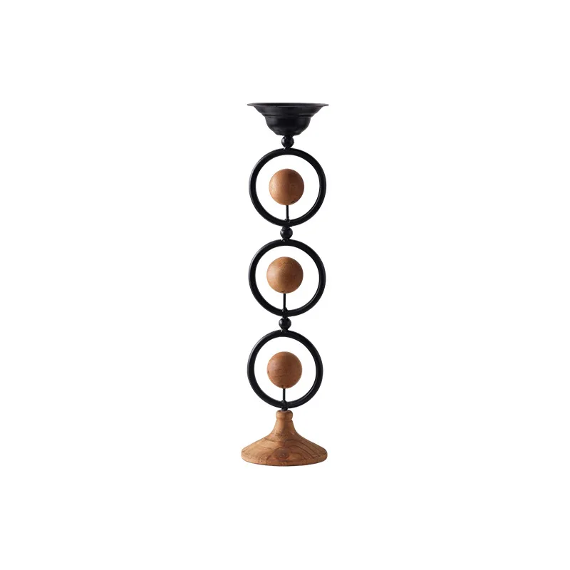 Factory Direct 2026 Wabi Sansan Wind Entrance Table Decorative Candlestick Living Room Atmosphere Crafts Studio Antique Candlest