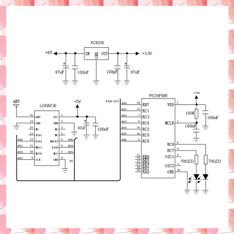 Módulo Transceptor Inalámbrico JAJA Transceptor RF Antiinterferencias Transceptor RF 400-460 Mhz