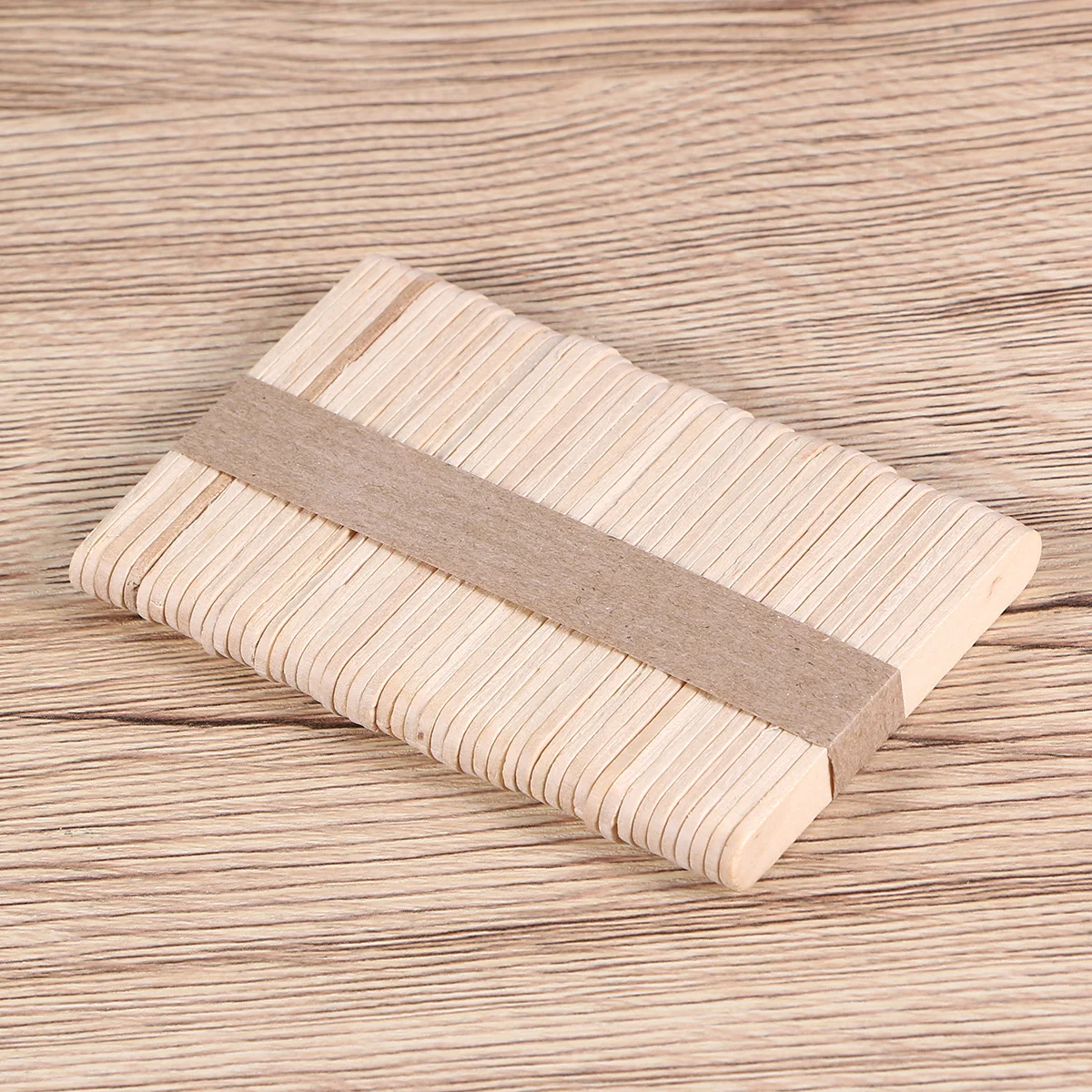 65x1x2cm 50Pcs DIY Handmade Wooden Building Model Creative Ice Cream Stick Colours Wooden Craft Sticks