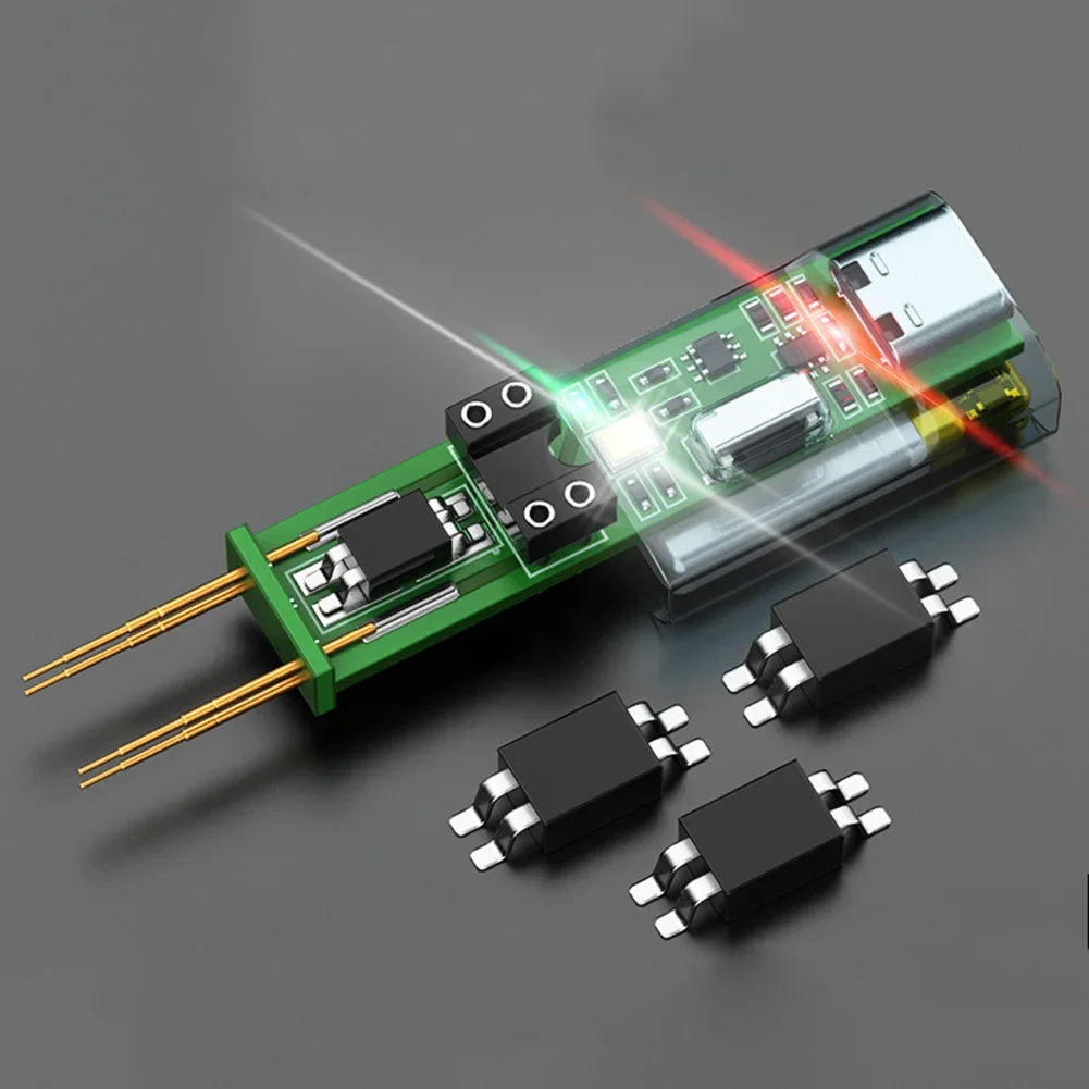 Youmile Lot 2 Testeurs Optocoupleur PC817 – Outil Diagnostic Alimentation Miner ASIC, Sondes Élastiques, Câble USB Type-C