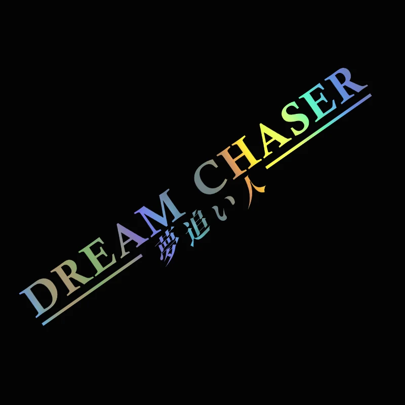 DREAM CHASER-Autocollant de pare-brise arrière de voiture, décalcomanie en vinyle JDM Casting, accessoires automobiles