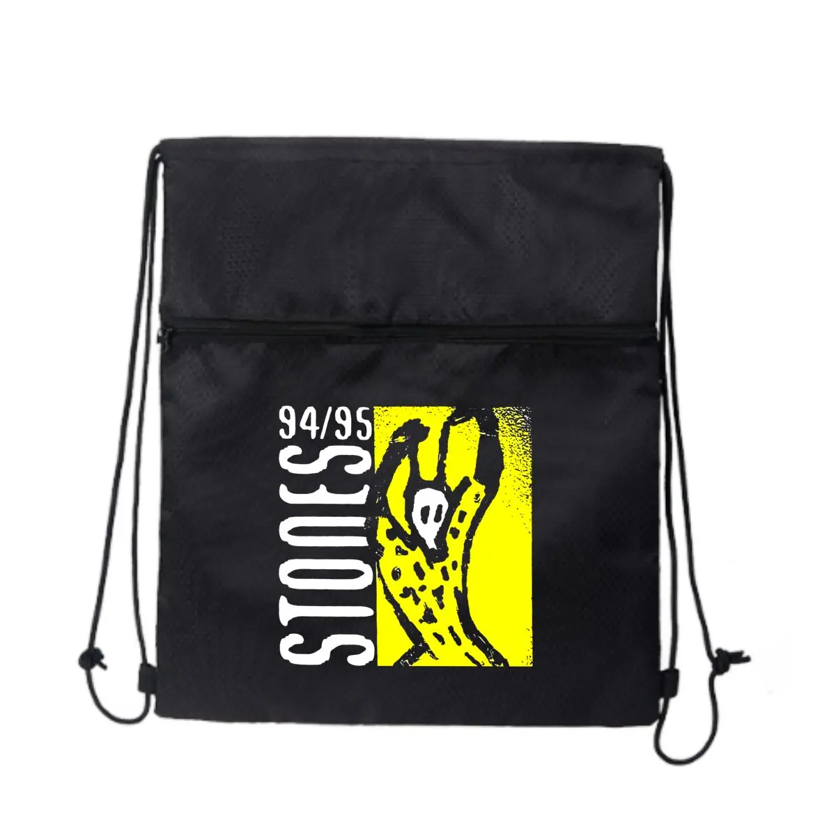 

99495, желтая сумка с несколькими карманами и застежкой-молнией с графическим узором, сохраняйте свои вещи, организован