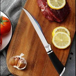Мясницкий нож из нержавеющей стали для мяса рыбы, мясницкий нож, нож для костей, 6-Дюймовый Нож для нарезки рыбы, искусственные кухонные ножи