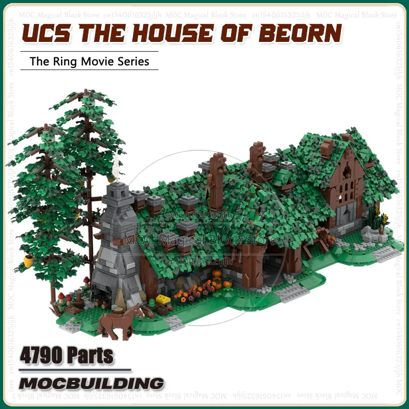 UCS De Movie House MOC Bouwstenen Kasteel Diorama Architectuur Display Technologie Bricks DIY Assemblage Model Speelgoed Kerstcadeau