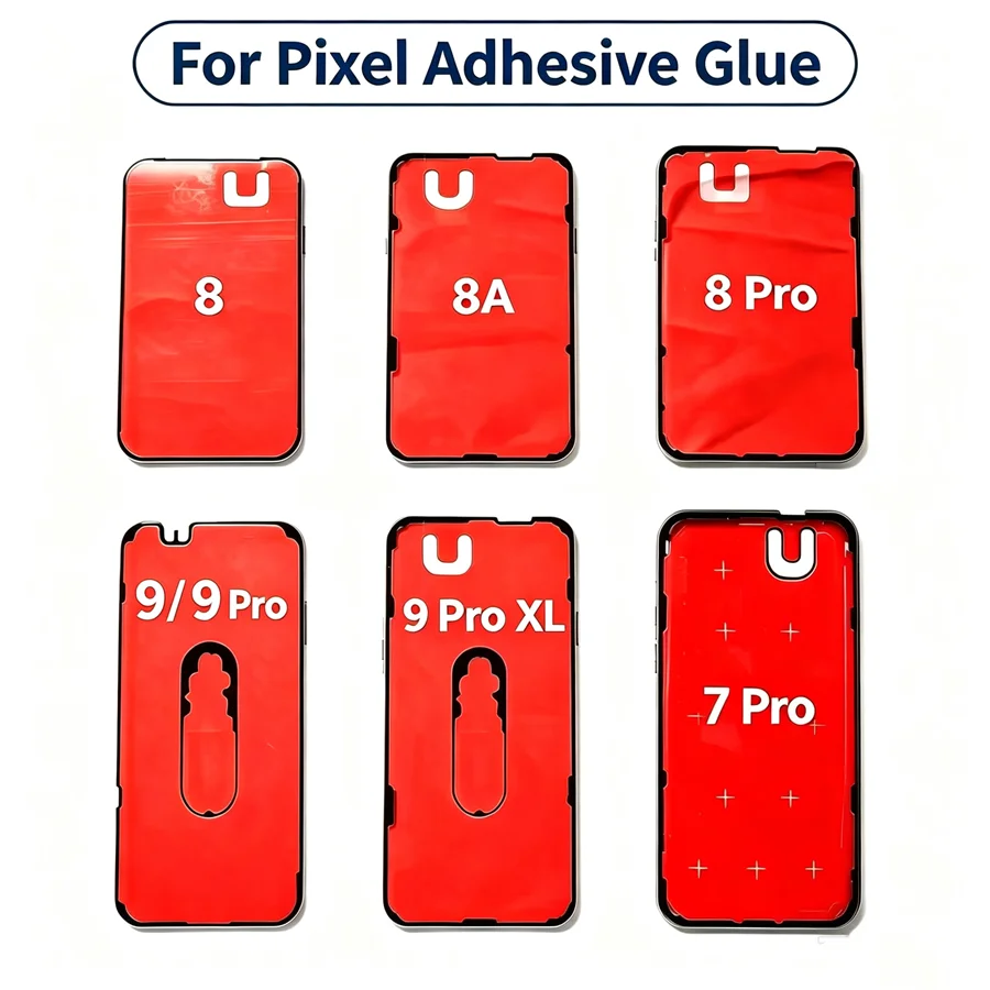 For Google Pixel 7Pro 8  8Pro 8A 9 9Pro 9ProXL LCD Screen Display Front Adhesiver Glue Back Sticker Tape 1Pcs Adhesive
