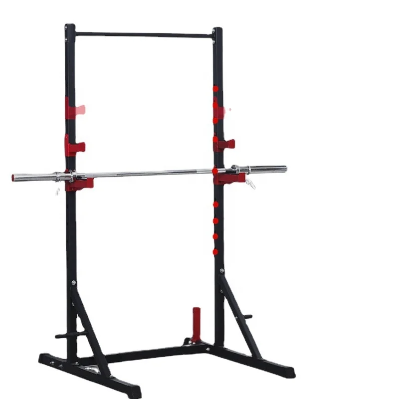 

Adjustable Multifunctional Power Rack Gym Fitness Squat Stand Exercise Rack