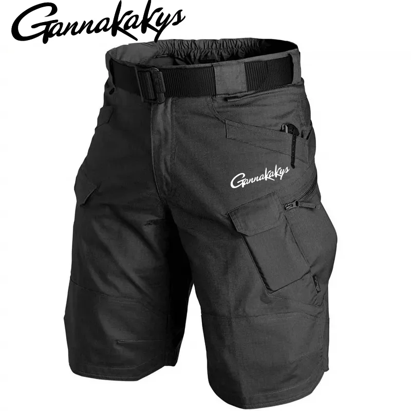 

2024 Men's Fishing Pants, Summer Breathable Outdoor Hiking Shorts, Hunting Military Wear, Quick Drying Tactical Shorts