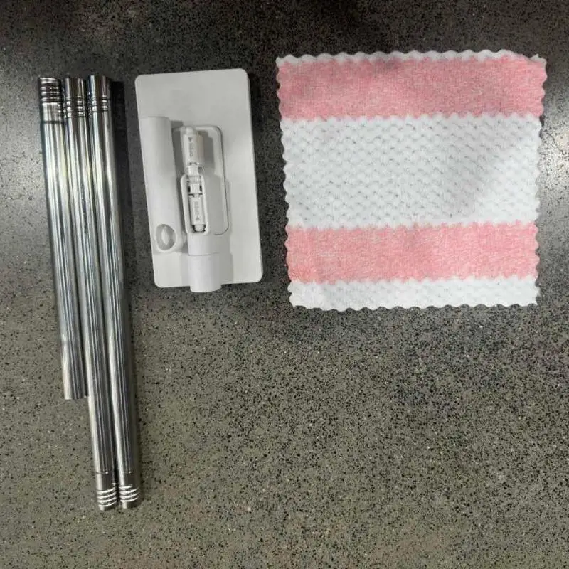 (Ce14)Wet Floor Mop Flat Mop With 360 Degree Rotation Cleaning Dust Mopping Wood Wet And Dry Lazy Mop Comes With Cleaning Cloth