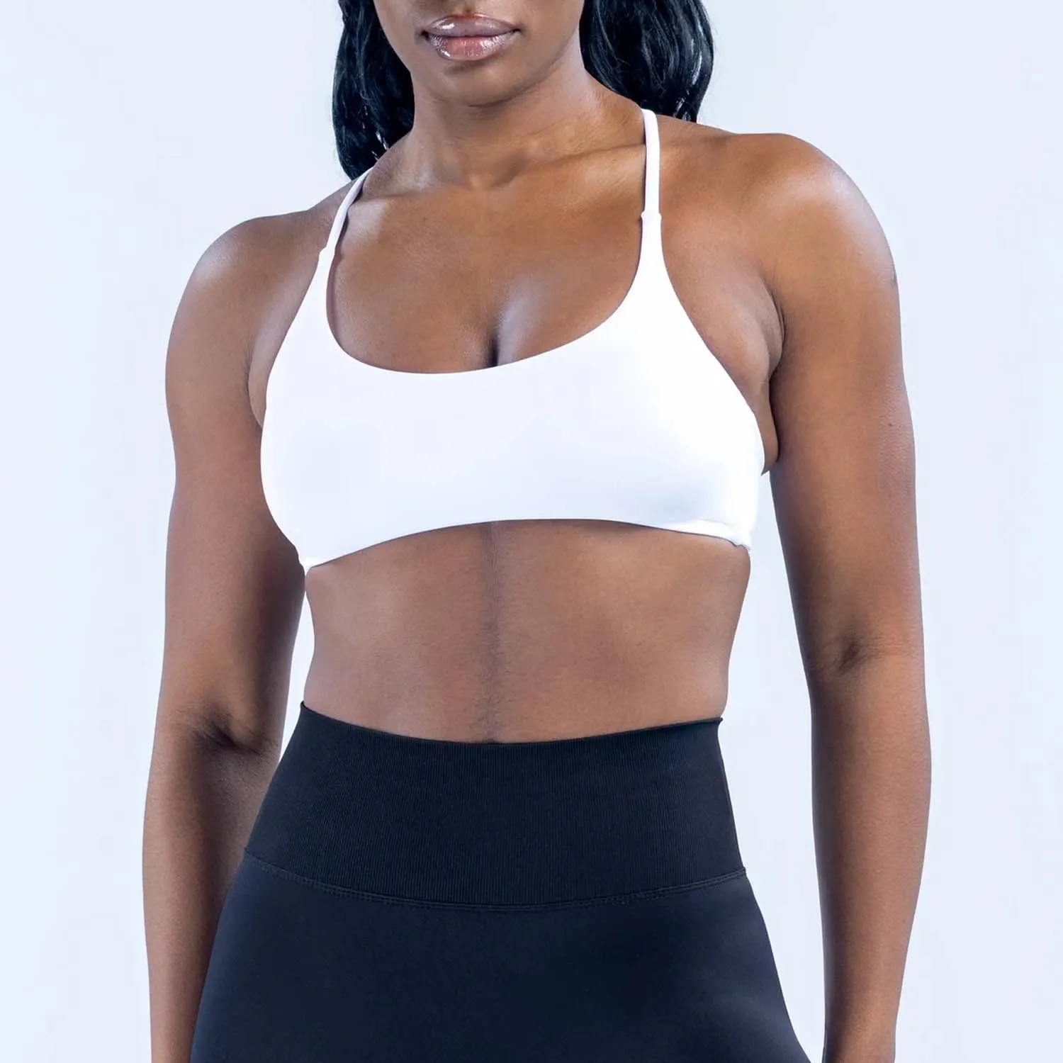 LOGO Sexy Cross Hanging Neck Beautiful Back Sports Underwear High Sense Vest Running Training Fitness Bra Underwear