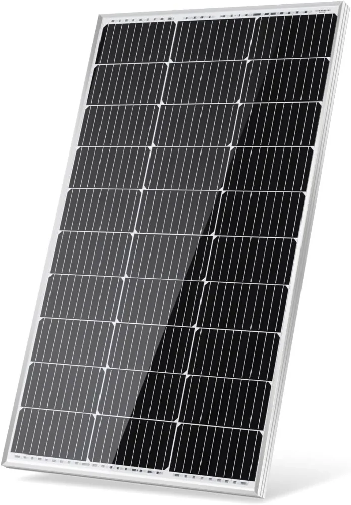 

Traver Force Solar Panel 100 Watt 10BB Monocrystalline 12V Solar Panels for Home High Efficiency Solar Module Power Charger