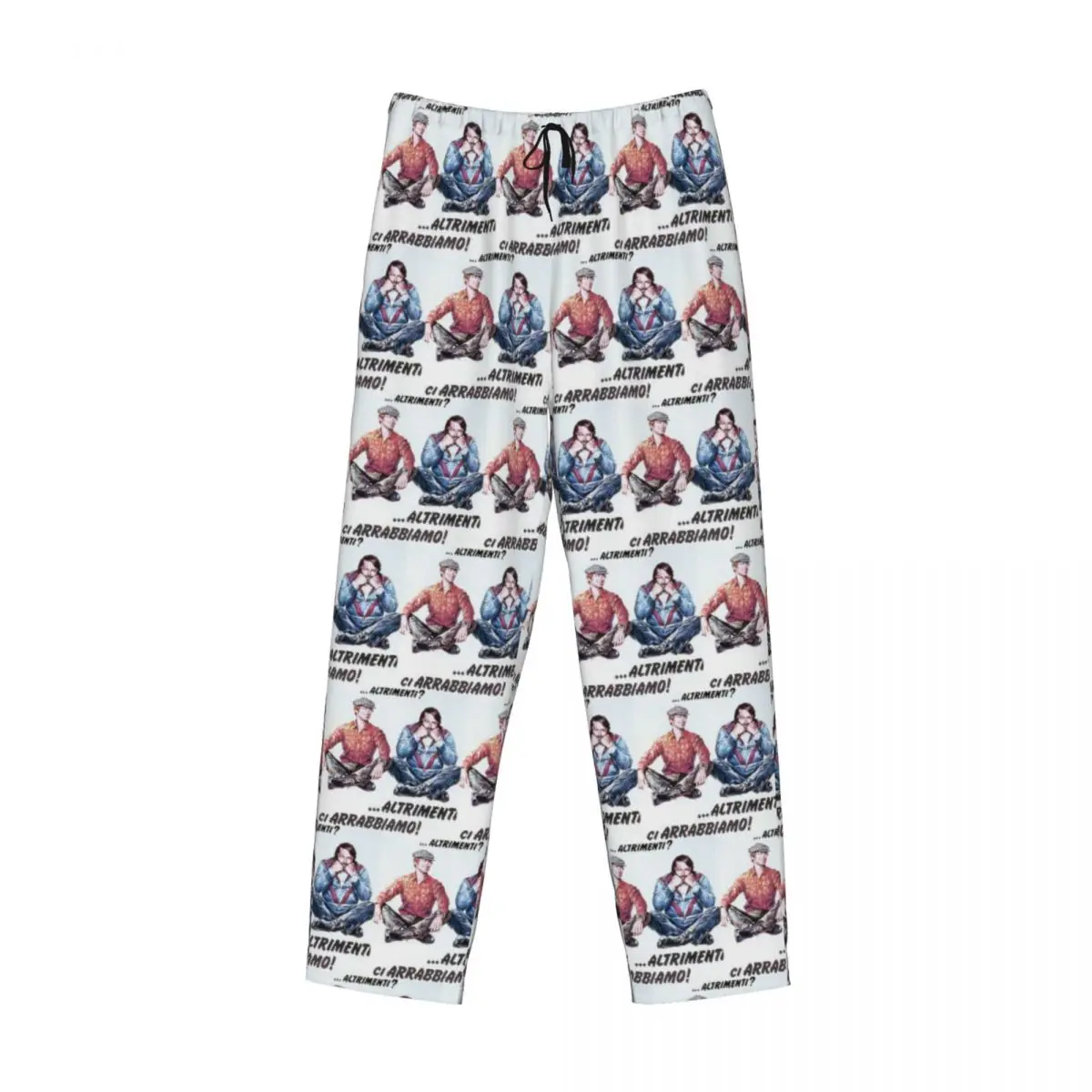 

Custom Maglietta Bud Spencer Terence Hill Pajama Pants Men Sleepwear Sleep Lounge Bottoms with Pockets