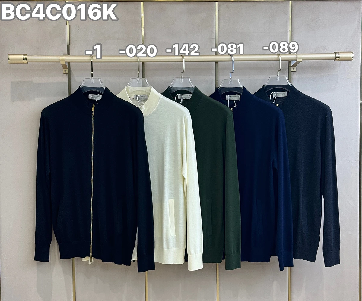 

BILLIONAIRE BLKA CPTG Sweater Cashmer Cardigan Coat men's 2025 Autumn winter new knitting Solid color quality elastic big M-4XL