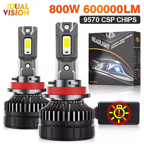 K5C H7 Led Headlights Bulb 800W 600000LM Canbus 6500K H3 H11 H8 H1 H4 HB3 9005 9006 HB4 9012 HIR2 Auto Fog Lamp 9570 CSP Chips