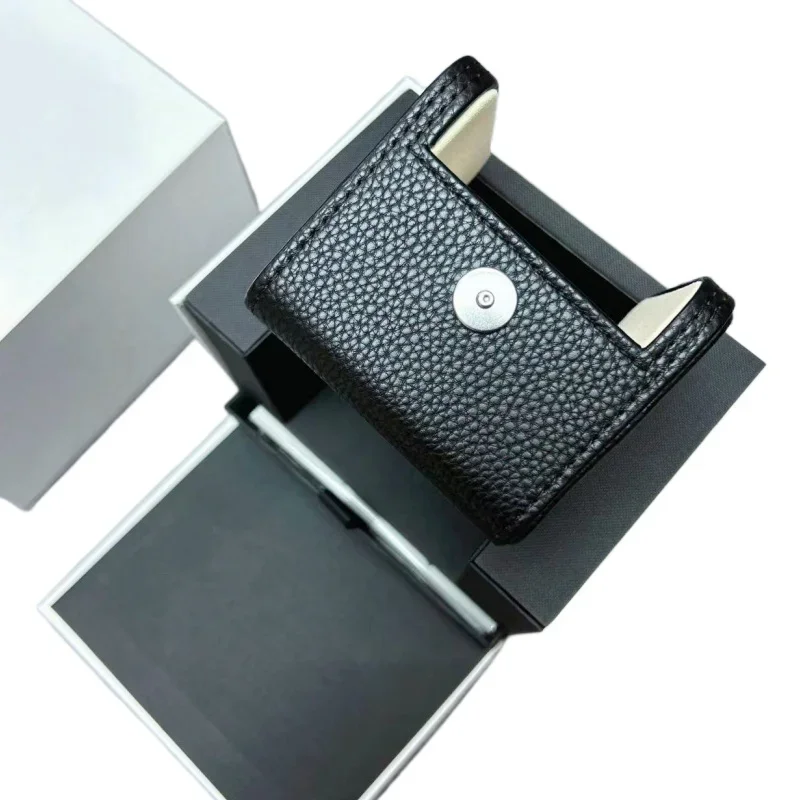 Роскошный Новый Модный Коричневый Черный Ретро Высококачественный бархатный футляр для часов из искусственной кожи для путешествий с витриной для ювелирных изделий бумажная сумка для хранения