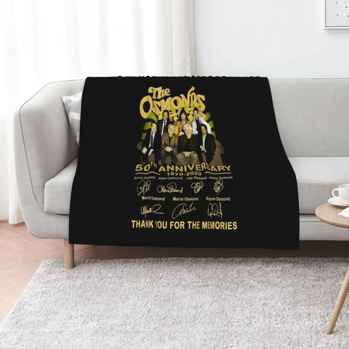 Beautiful Model Funny Donny Osmond Woman Listen This Legend Gift For Awesome For Movie Fans Throw Blanket for sofa Blankets