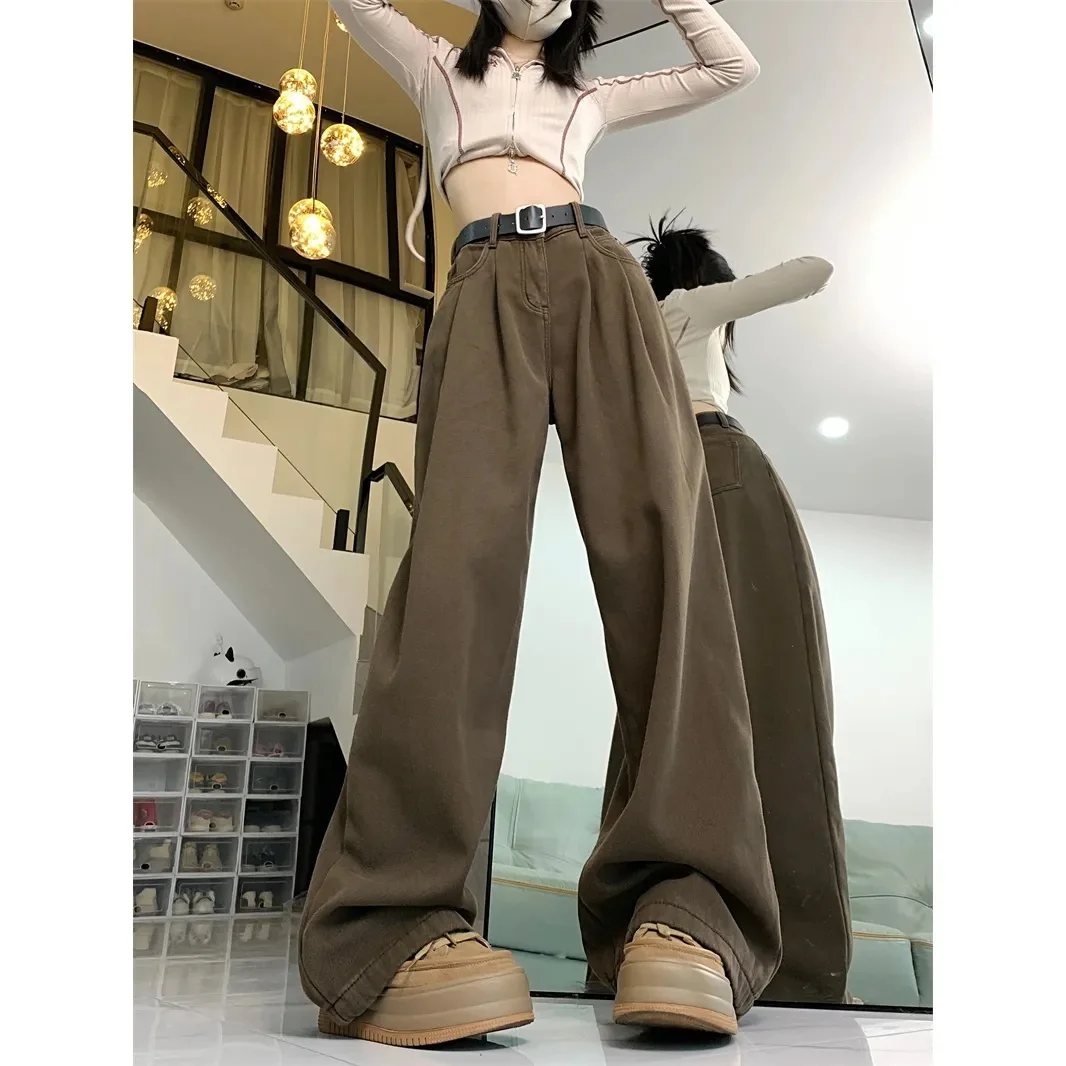 

Straight Jeans Women Gym Fitness Workout Sport Active Female Denim Fashion Comfortable Breathable Lightweight Cut Casual Daily