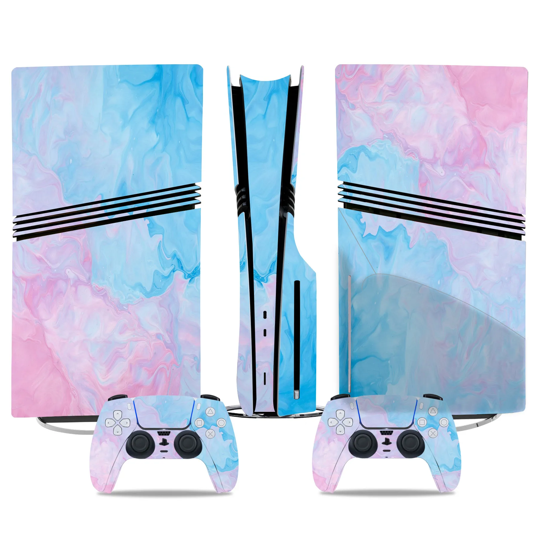 

Скины для PS5 Pro Skin disc Edition, наклейка на консоль и контроллер, виниловая наклейка, совместимая с версией для PS5 Pro Disk