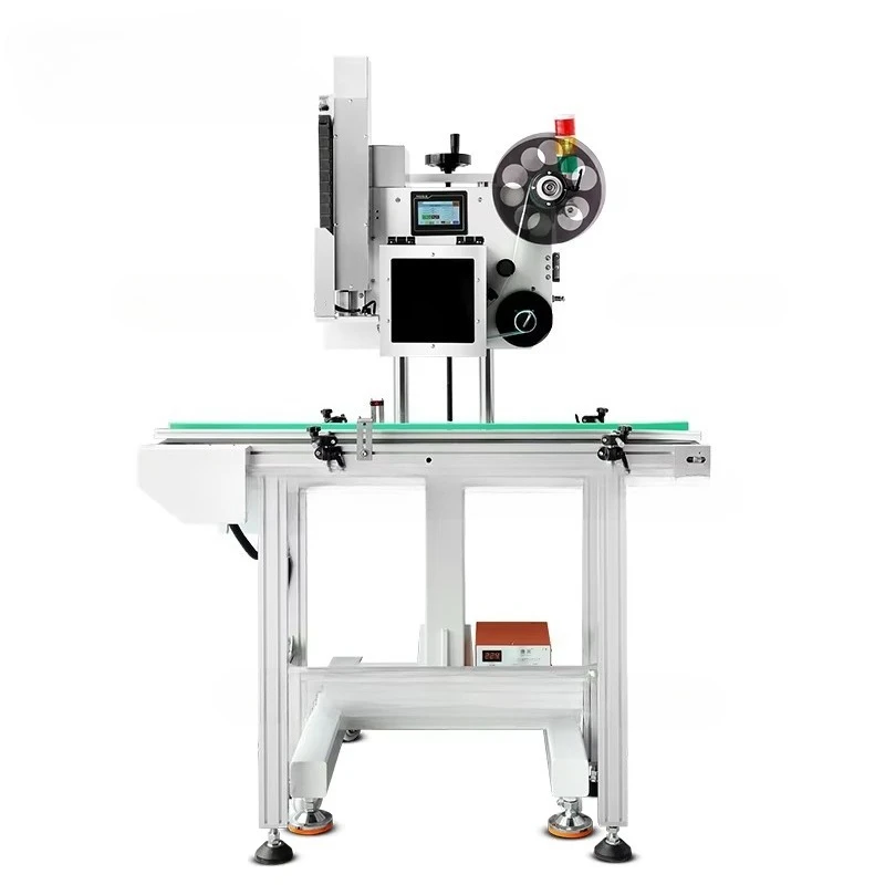 ZONESUN ZS-TB160POP Vertical Automatic Flat Surface Thermal Transfer Top Side Online Printing Labeling Machine