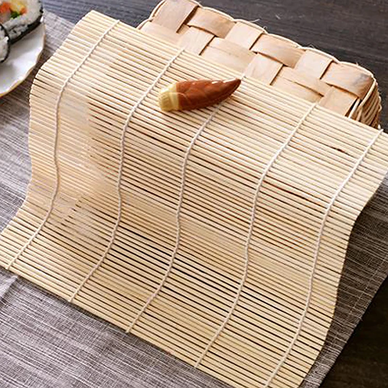 24x24cm Sushi Bamboo Rolling Mats Onigiri Rice Tools Non-Stick DIY Sushi Mat Bamboo Japanese Kitchen Accessories