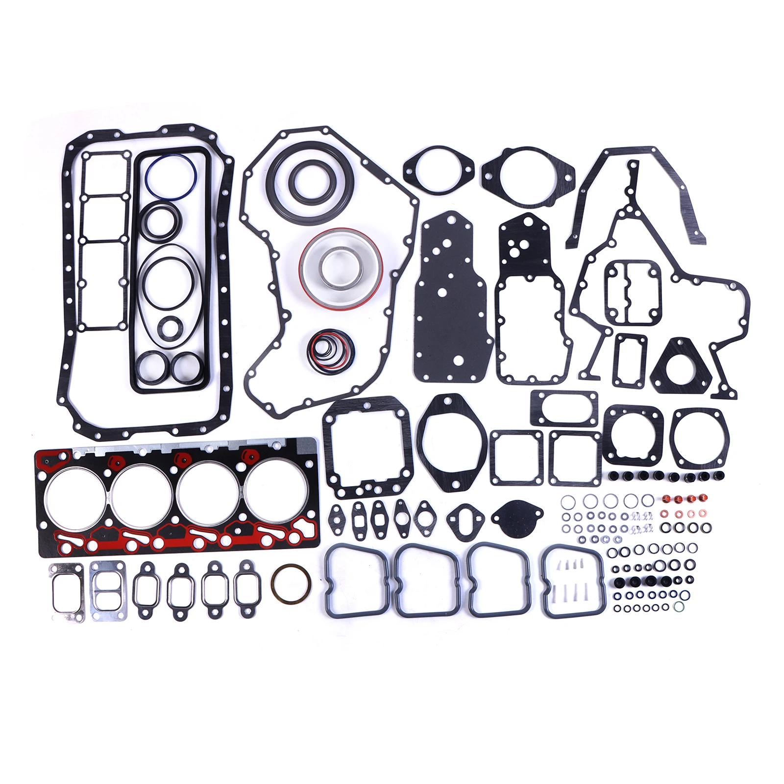 1Set Rebuild Gasket Kit For Cummins 3.9L 4-Cyl 4B 4BT 4BTA Hyundai R130-5 R140-7 3283333 3804896 3802375 Excavator Engine Parts
