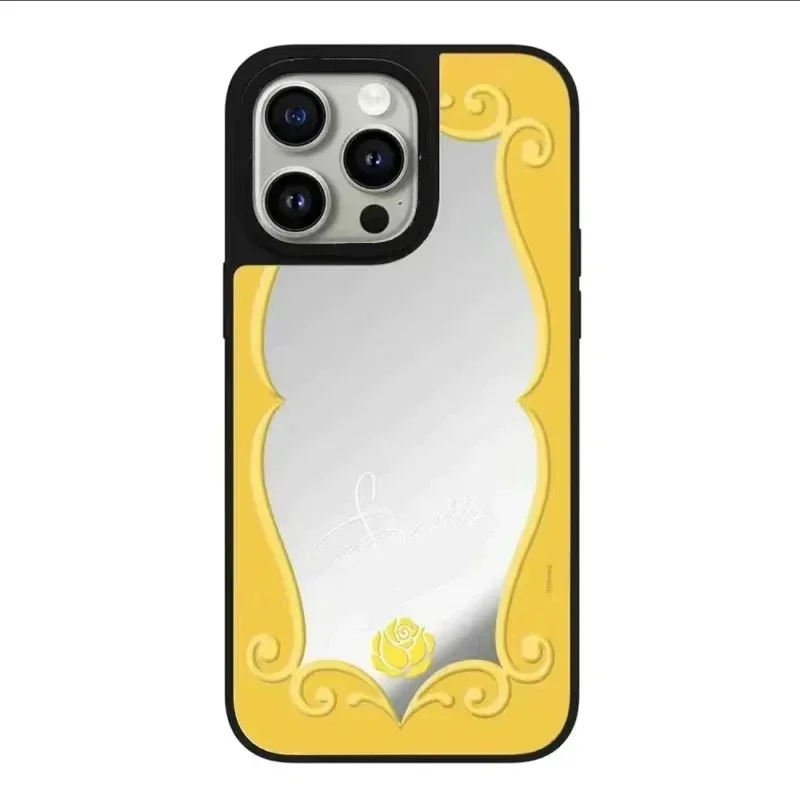 

Mirror Surface Cartoon Lady Phone Case Cover for iPhone 11 12 13 14 15 Pro Max Case for iPhone 15 ProMax