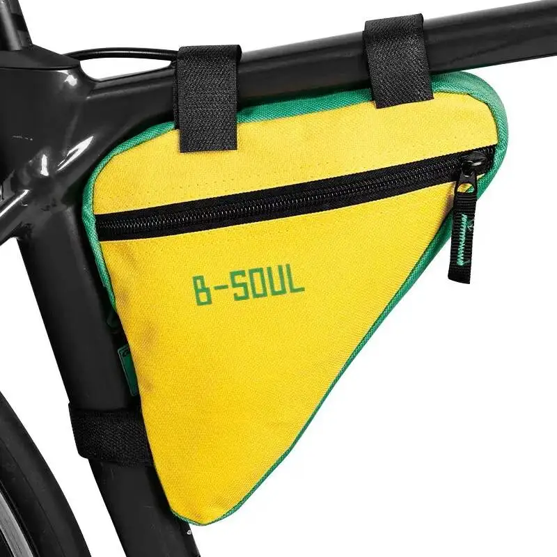 

ESLNF Waterproof Triangle Cycling Bicycle Front Tube Pouch Mountain Bike Bag Frame Holder Saddle Packs