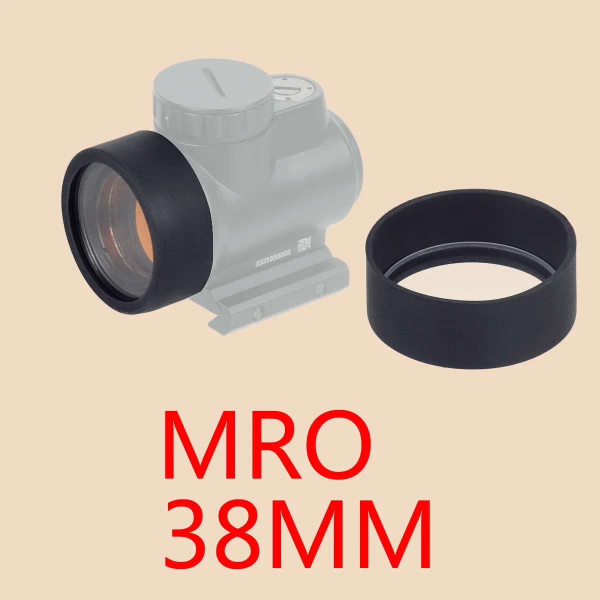 Tactical Weapon Flashlight Red Dot Sight Scope Protector Cover For SureFire M300 M600 X300 X400 Trijicon MRO SRO Lens Guard