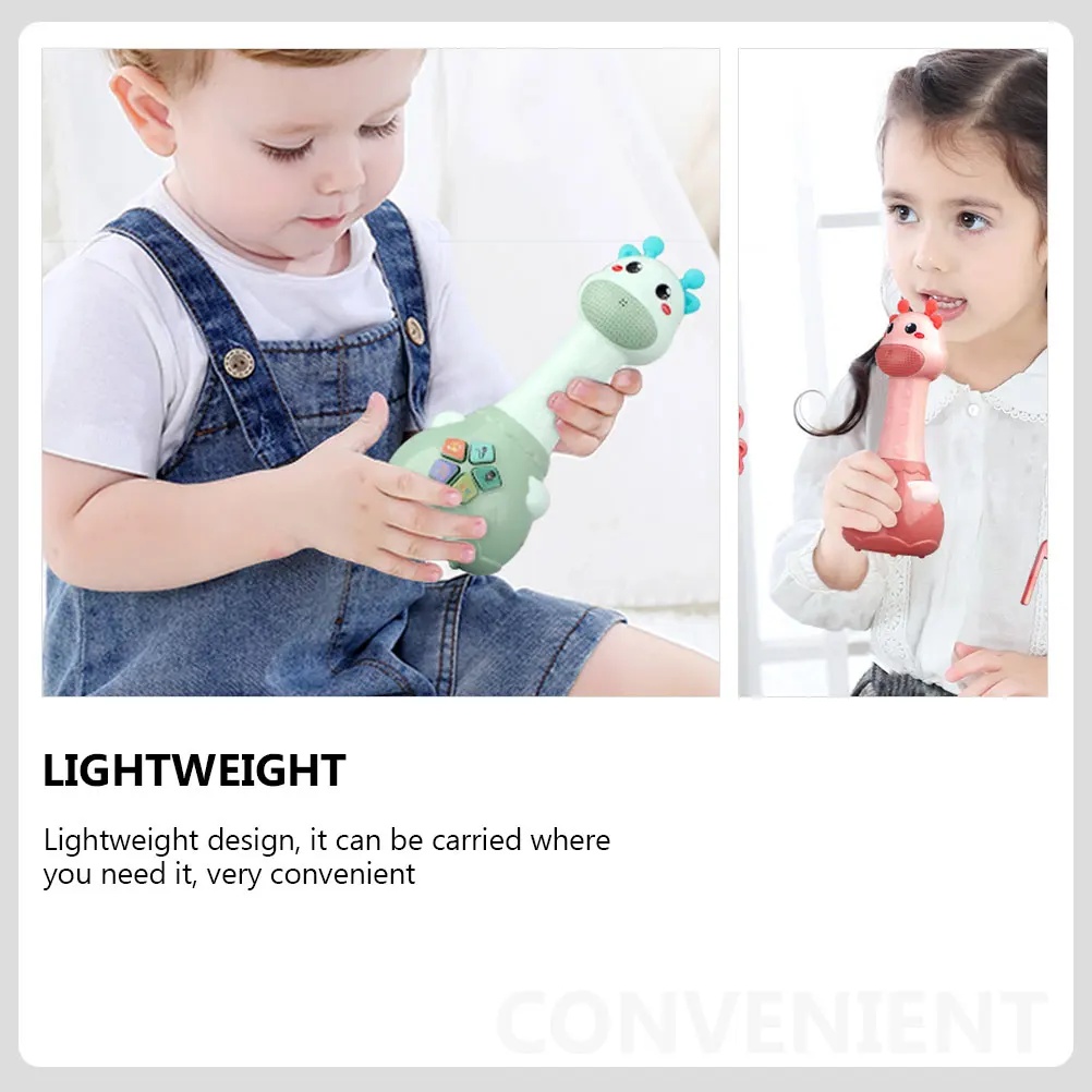 

1pcs Creative Kids Microphone Educational Singing Plaything Music Baby Recording Microphone Toddler Speech Development