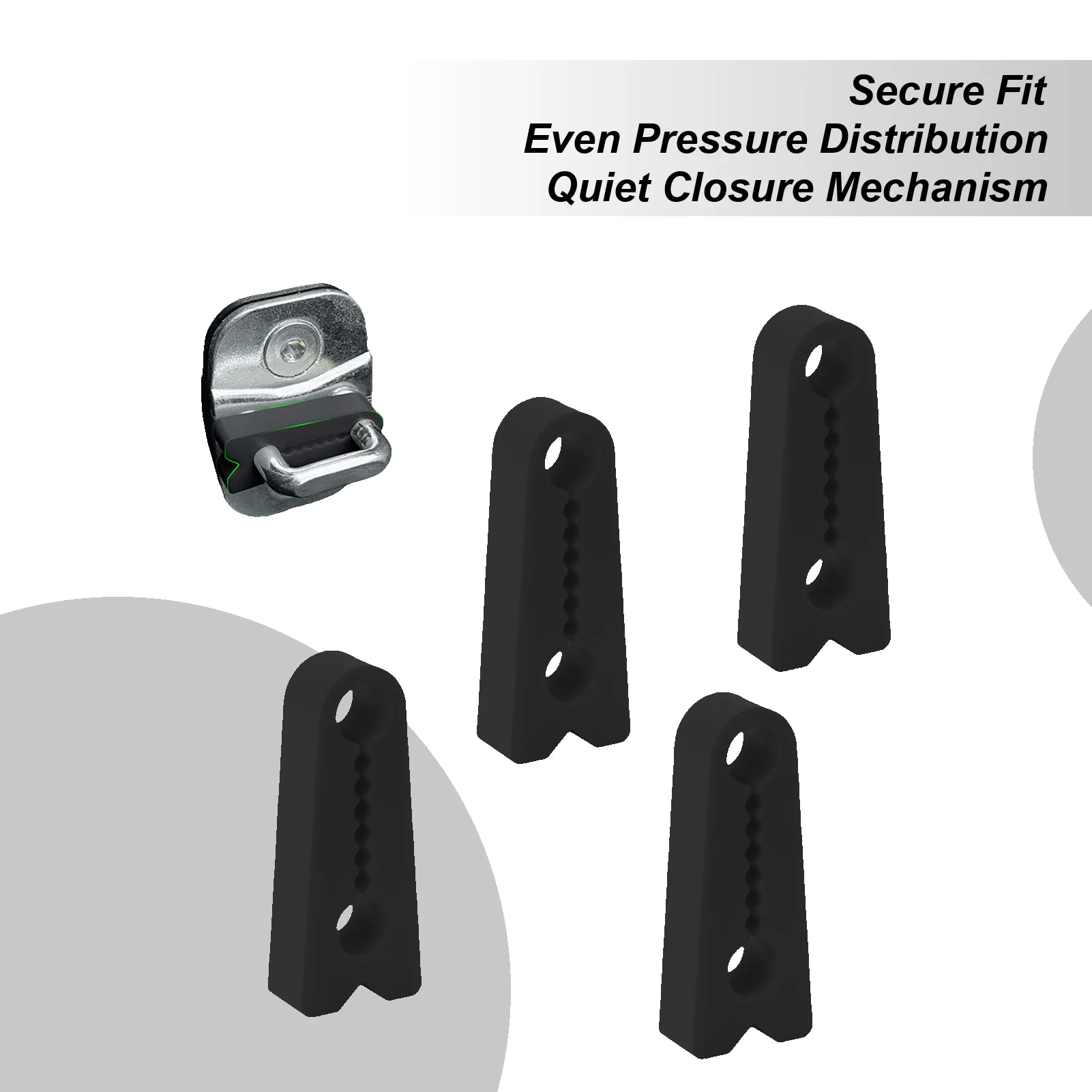 

Car Door Bumper High-Elasticity Secure Fit Car Door Lock Protective Cover For Commuting Short Trips Urban Riding Family Outings