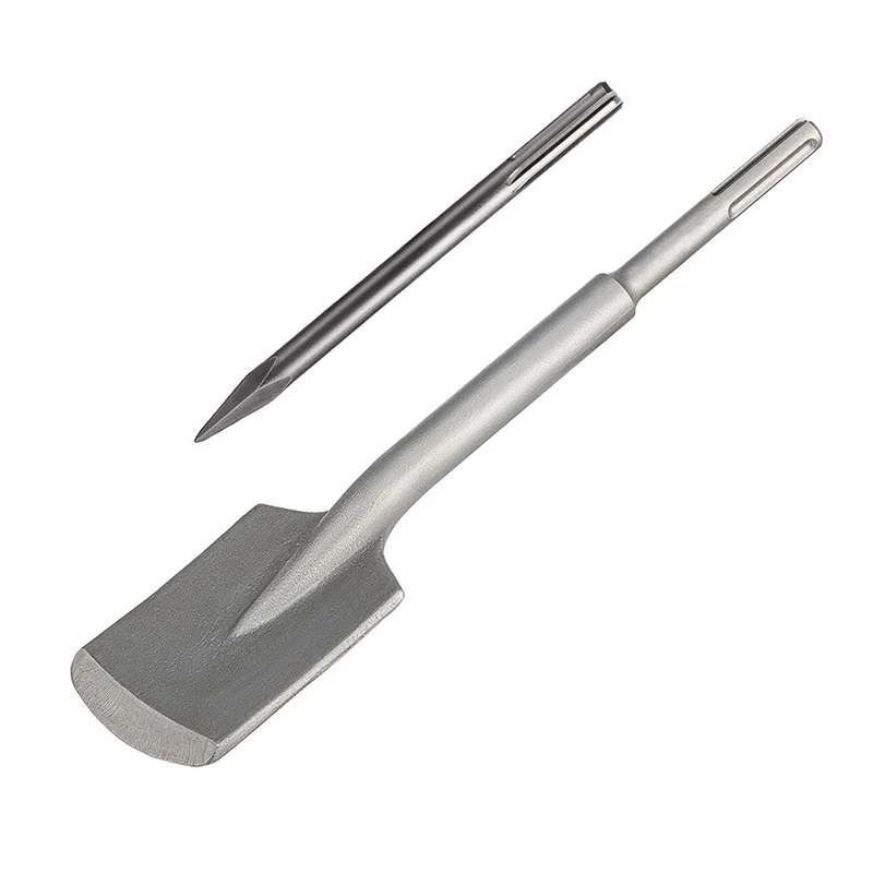 

Clay Spade,19.6x4.3 Inch SDS-Max Shank,40Cr Steel Jackhammer Bit Trenching and Digging Shovel Bit for Gravel,Freeze Soil