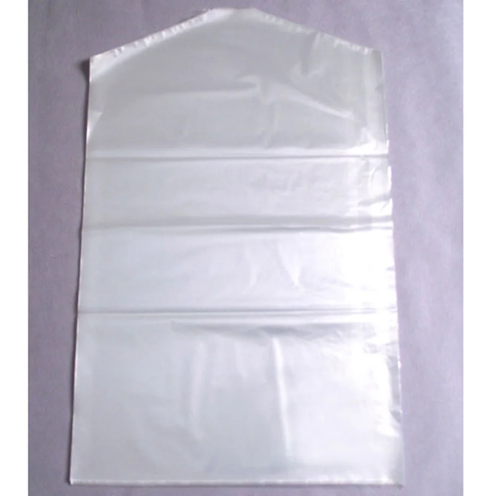 10 Pack Transparent Garment Dust Covers For Suits Coats Jackets Sweaters Wardrobe Storage Office Changing Reusable Clothes Cover