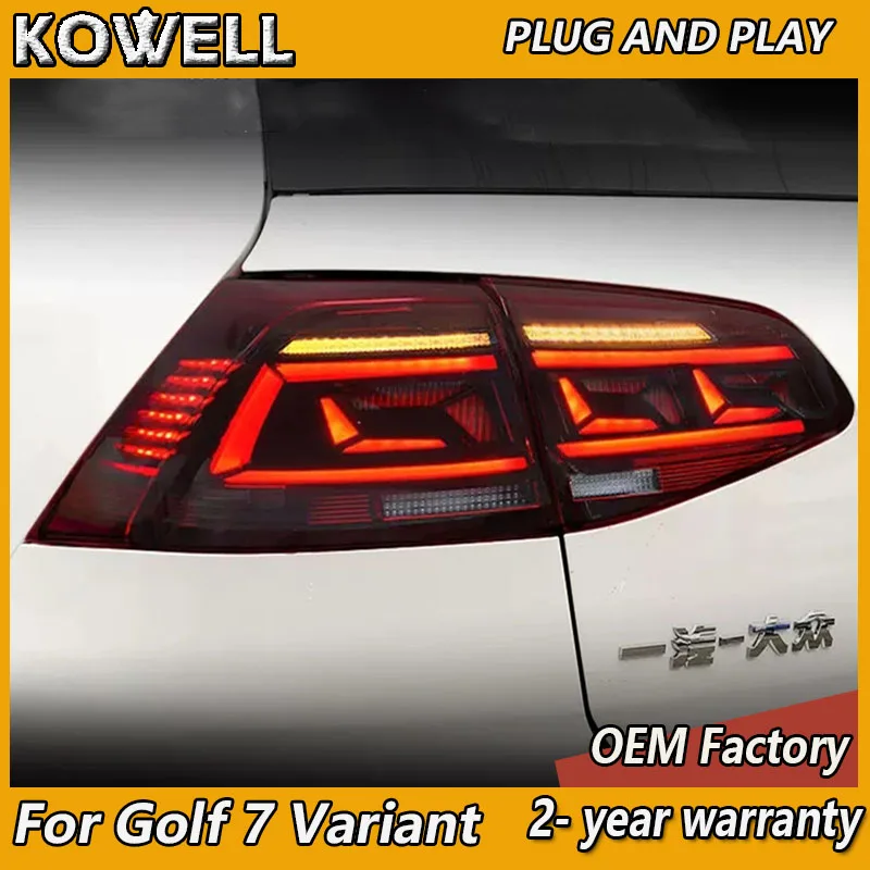 

Car Styling for VW Golf MK7 Variant Taillights 2013-2020 Golf 7 Tail Lights Rear DRL Fog Brake Turn Signal Reversing