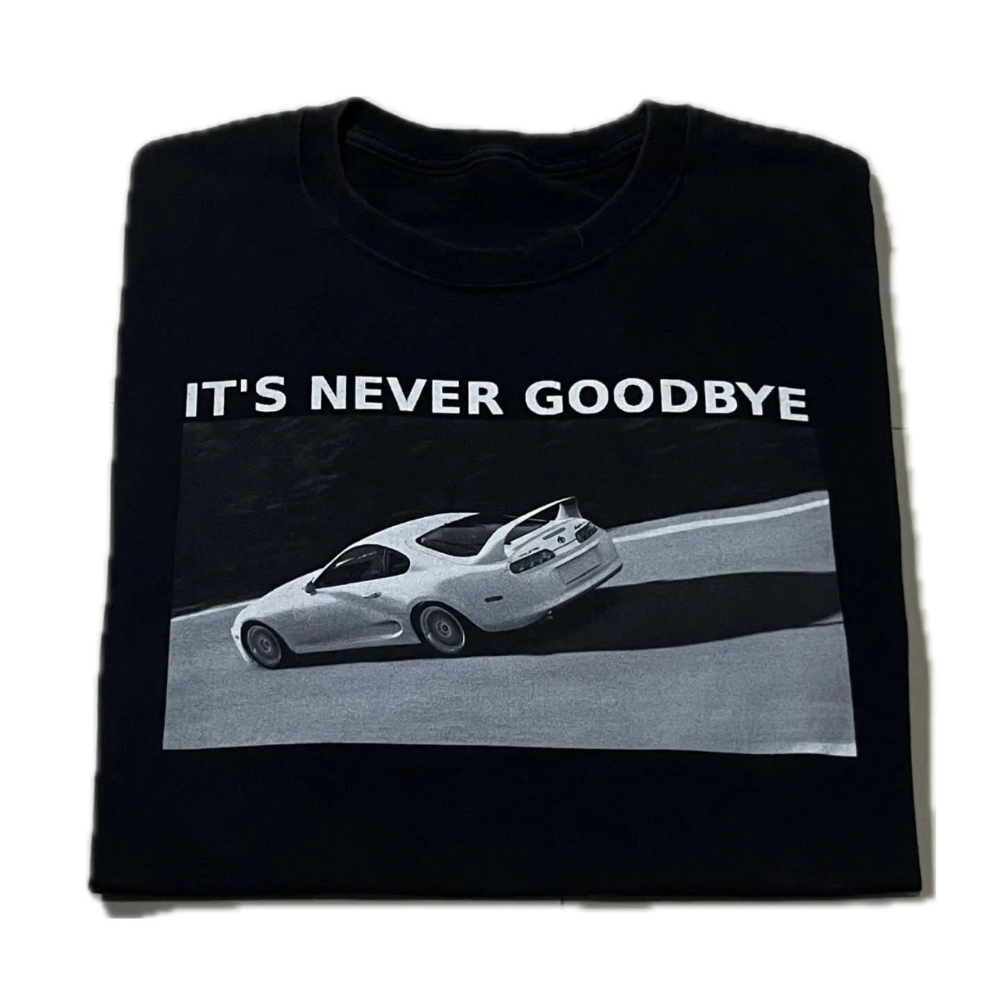 It's Never Goodbye Vintage Style MK4 Movie Graphic Tee Cotton Mens Womens T-Shirt Summer Streetwear