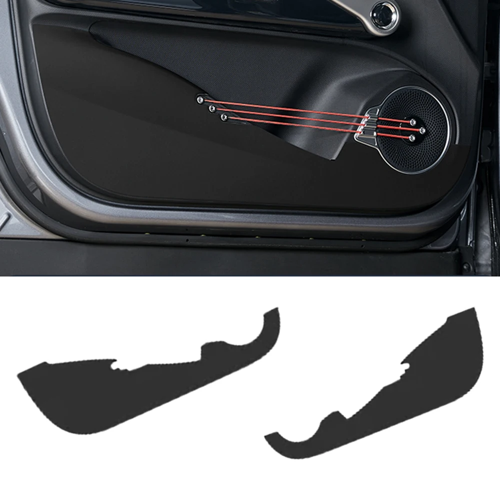 

Для BYD Atto 3 EV Yuan Plus 2022 2023, кожаная защитная пленка на дверь автомобиля, защитная пленка, наклейки, аксессуары для интерьера