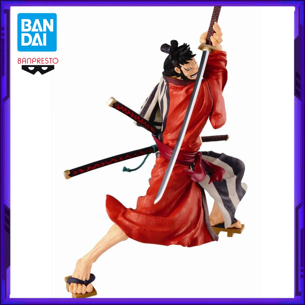 In Stock Bandai Original Banpresto ONE PIECE SC Kin'emon Anime Action Figure Model Figures Toys