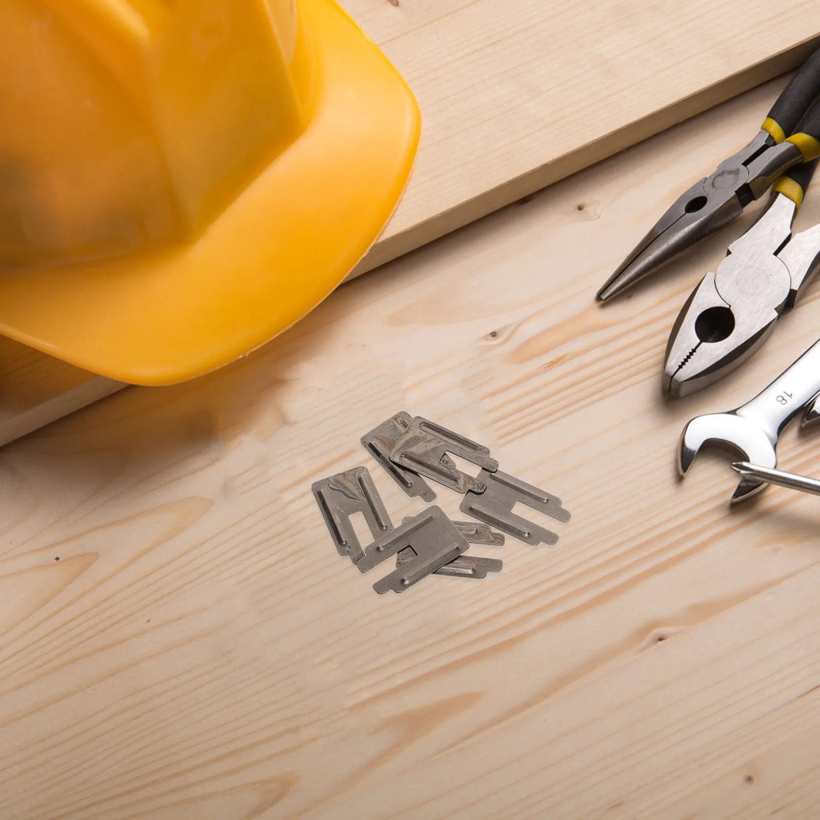 

6Pcs Chin Strap Safety Buckle Y-Shaped Hook Iron Buckle Compatible with Various Types Chin Strap Replacement Parts