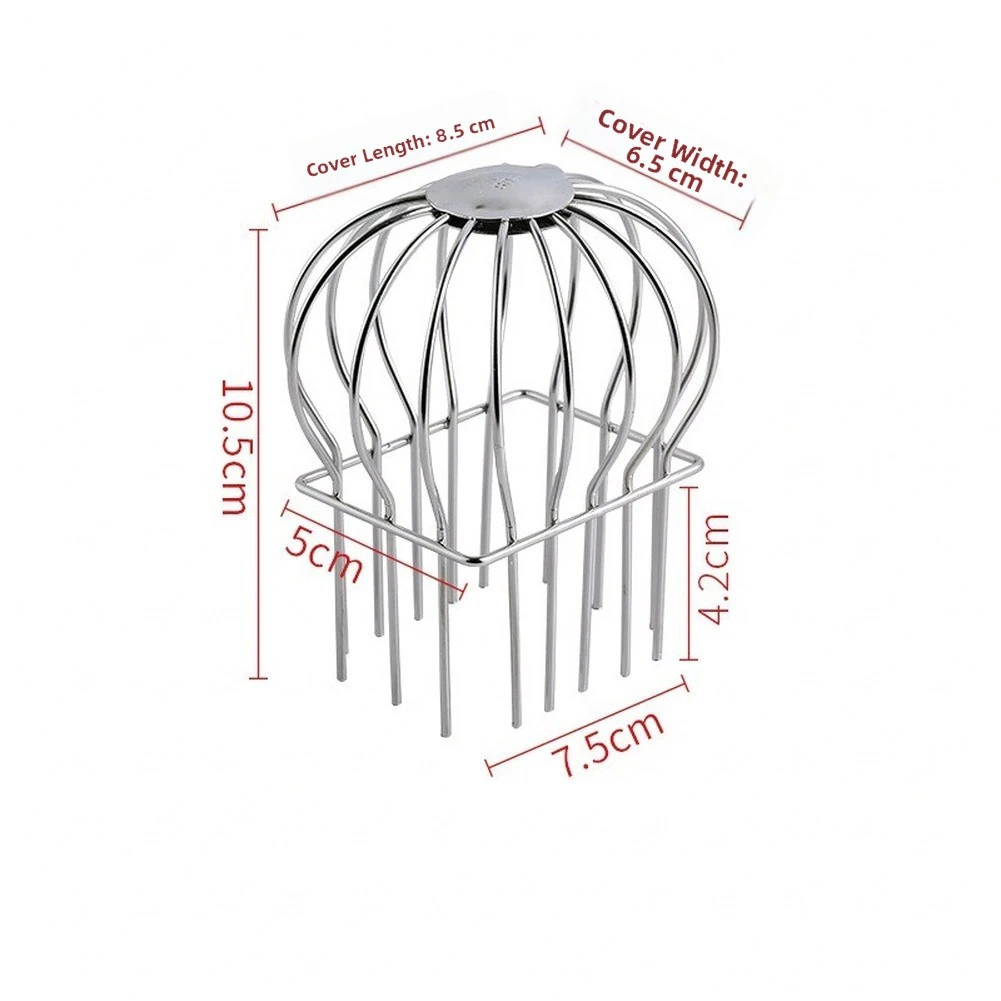 Stainless Steel Gutter Protector Square Downspout Guard Leaf Catcher For Drain Downspout Protection Mesh Screen Debris Filter