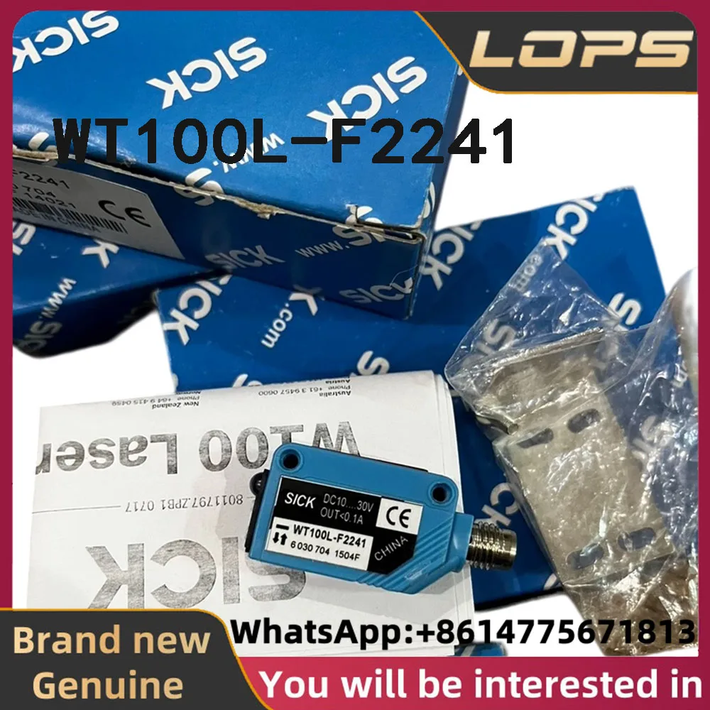 WT100L-F2241 Brand new original SICK photoelectric sensor part number 6030704 in stock, welcome to consult