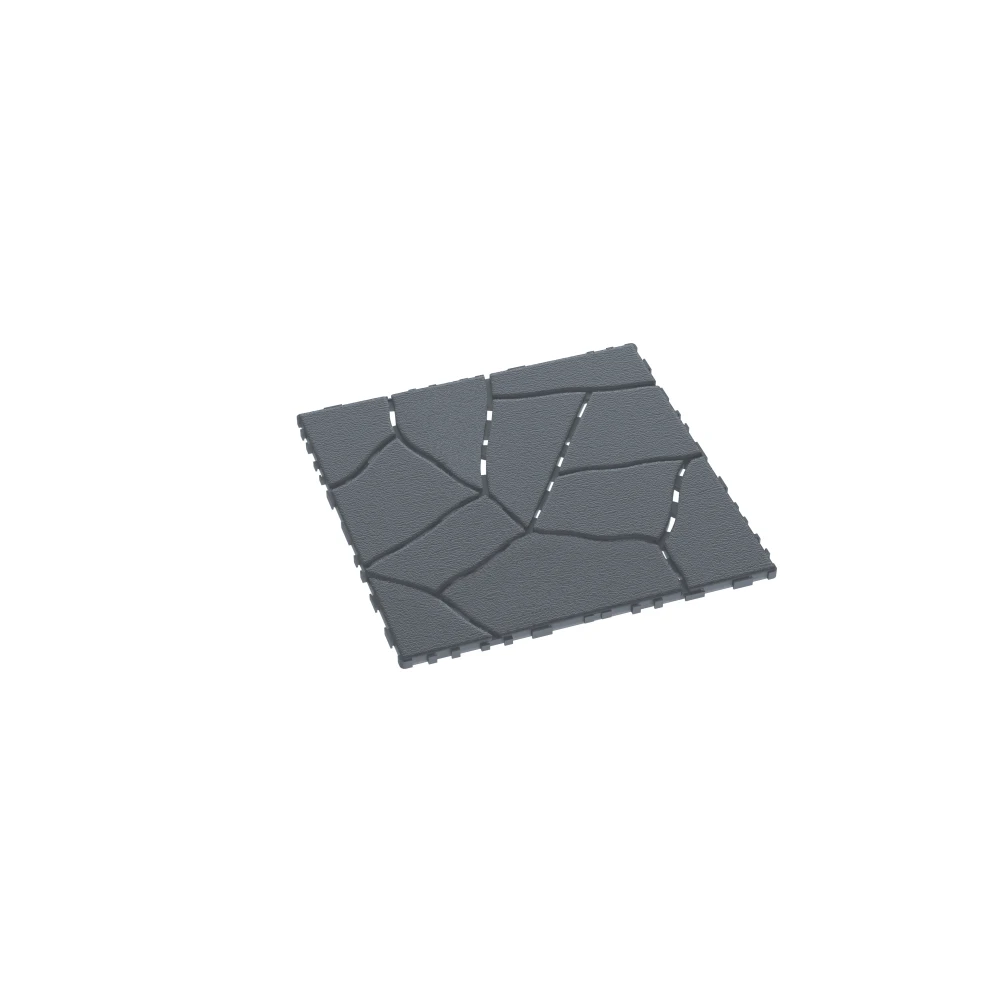DIY Module Interlocking Decking Tiles Floor Tile Easy and Quick Installation Court Tiles for Porch Poolside Balcony 44pc