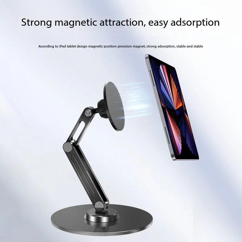 High Strength Magnetic Cell Phone Holder Stand Mobile Cellphone Telephone Desk Foldable Support for IPhone 12 13 14 15 Pro Max