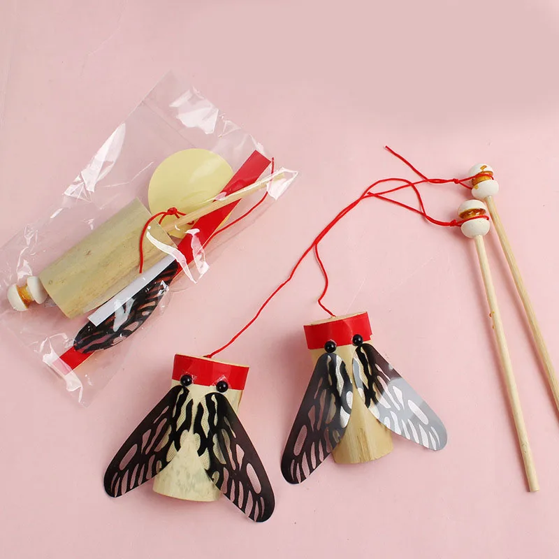 Novel And Interesting Gadgets Bamboo Cicada Fun Bamboo Cicada Sound Children's Toys Science Experiment Teaching Aids