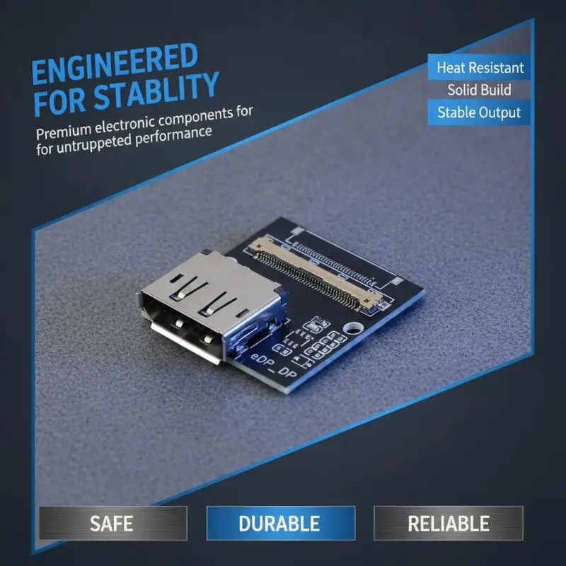 EDP to DP 4K 2K Driver Board 30/40Pin LCD Controller Module for Industrial Screen Replacement Use